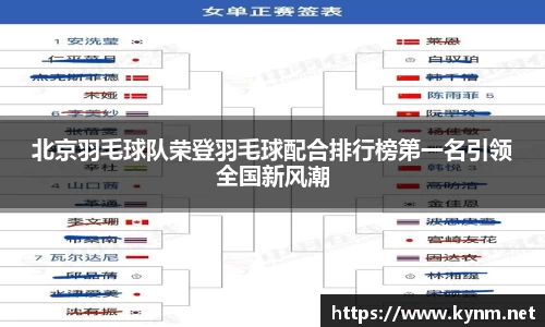 北京羽毛球队荣登羽毛球配合排行榜第一名引领全国新风潮